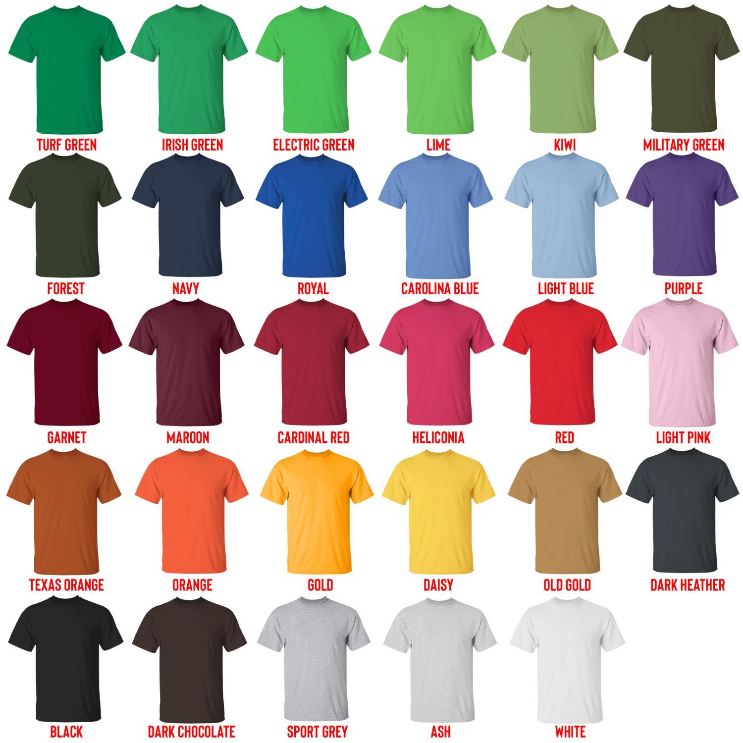 t shirt color chart - Xenoblade Chronicles Store