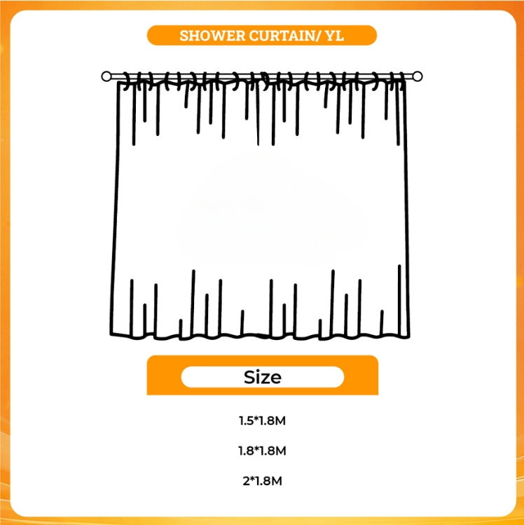 3D shower curtain - Xenoblade Chronicles Store